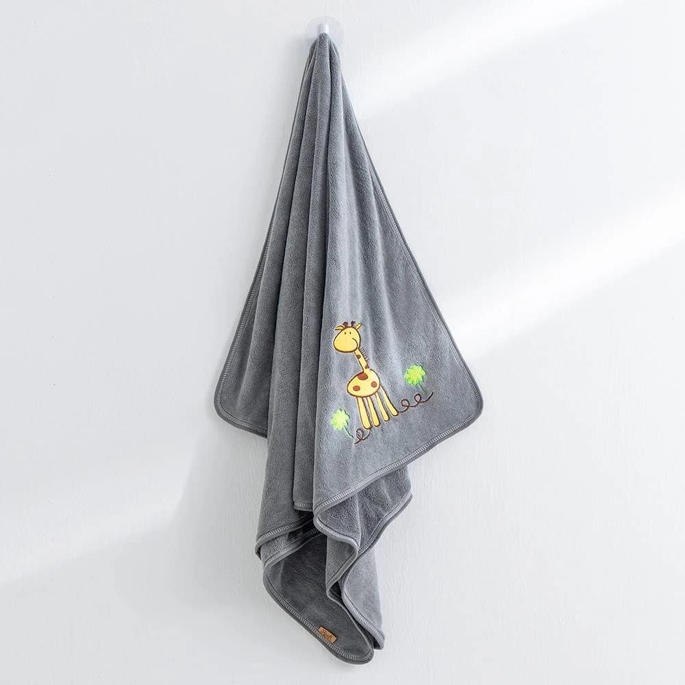 منشفة أطفال كبيرة رمادي منشفة أطفال كبيرة رمادي