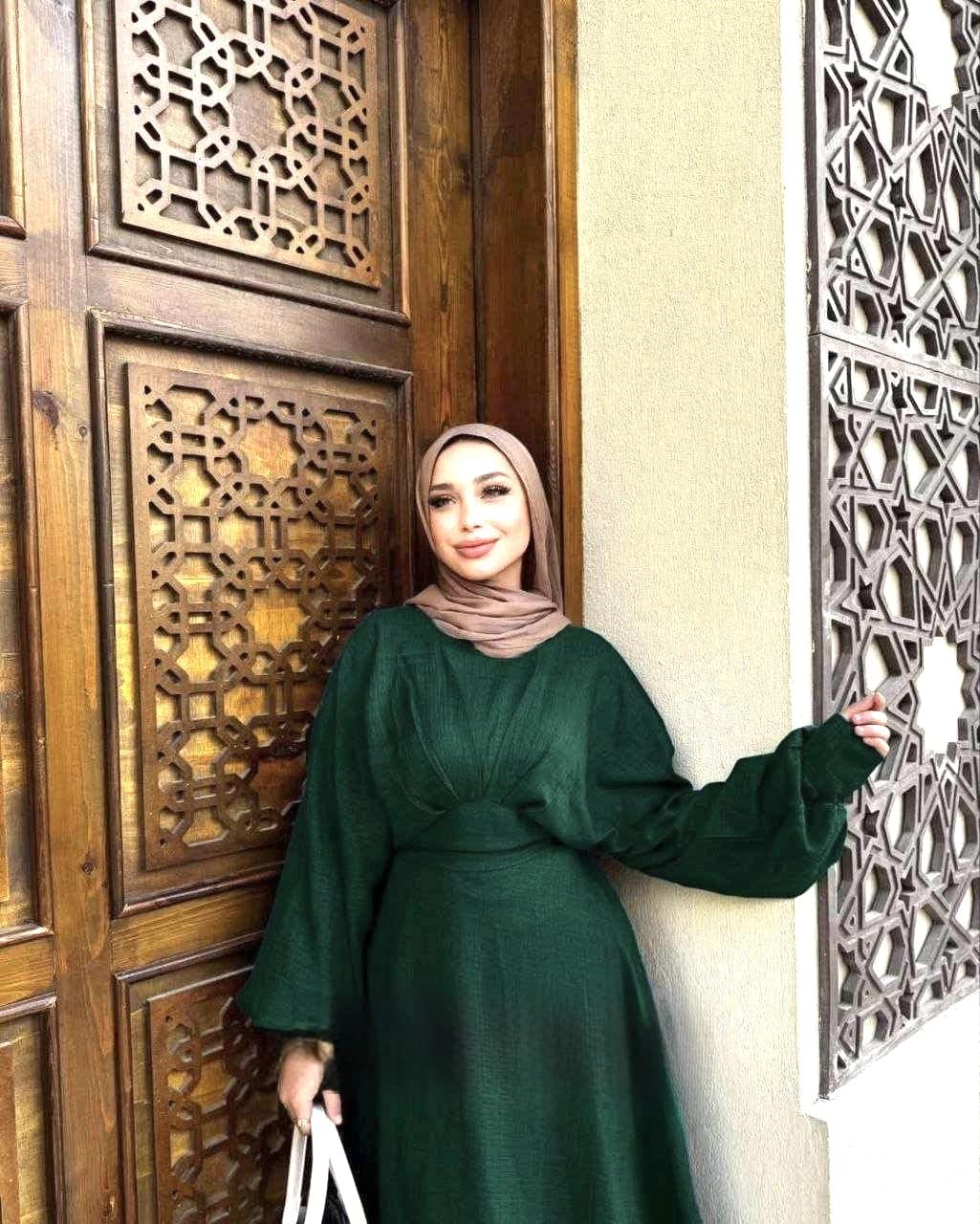 2025-09-08-68bf278feeb46 فستان أنيق بقصة مريحة يناسب حتى وزن 85 كيلو - الصورة 15