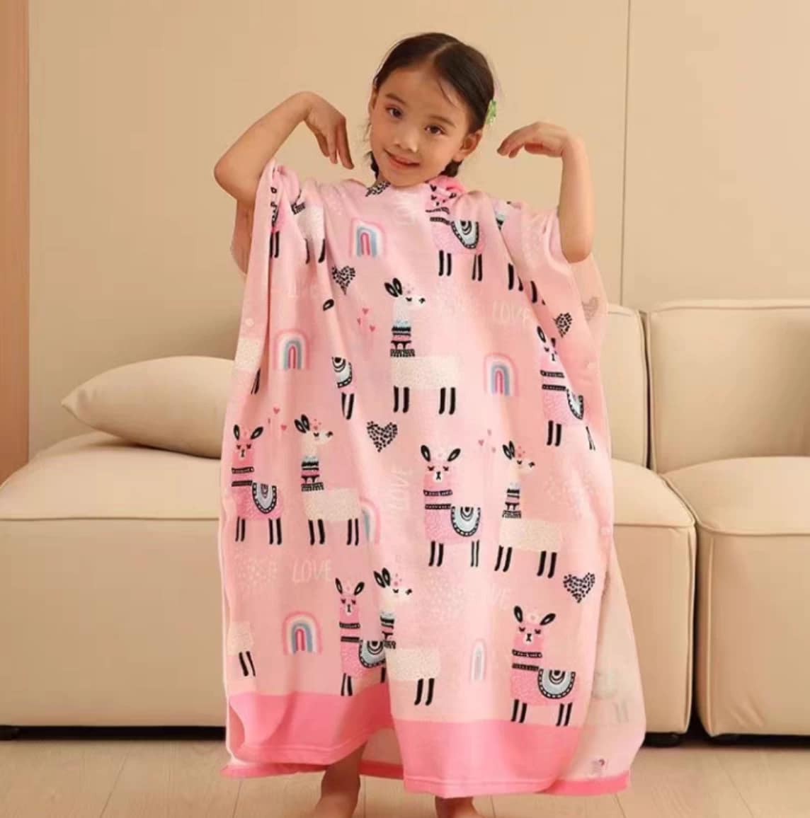 منشفه اطفال بغطاء رأس حجم كبير منشفه اطفال بغطاء رأس حجم كبير