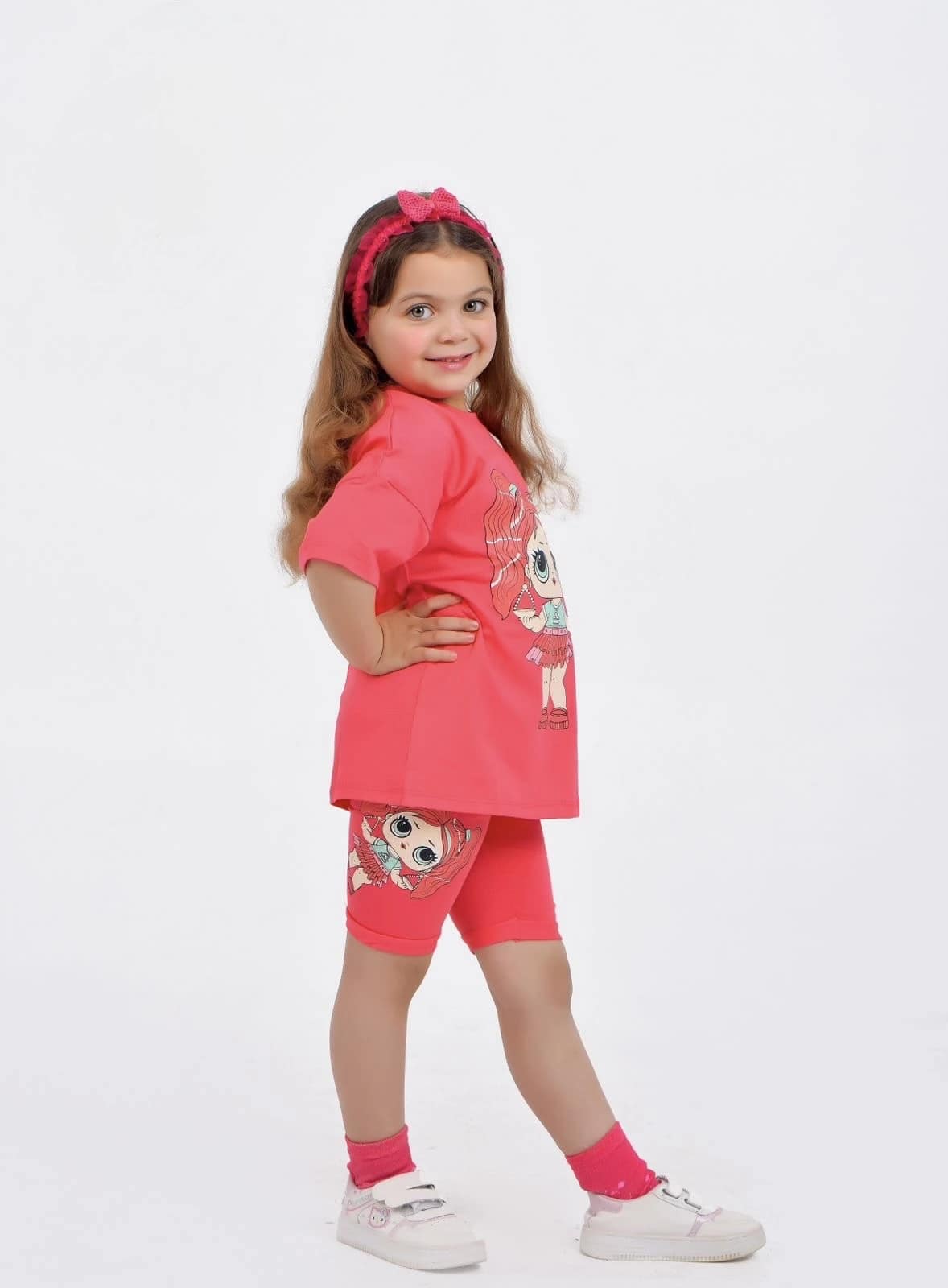 طقم بناتي قطني 100% وتصميم مريح للأطفال طقم بناتي قطني 100% وتصميم مريح للأطفال