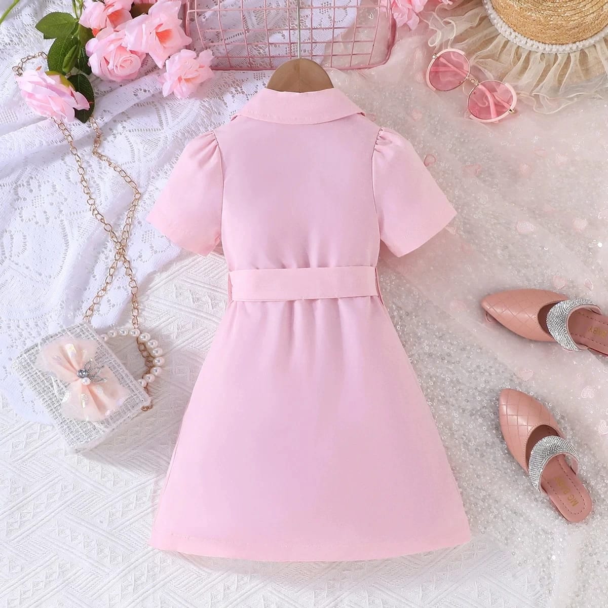 2024-12-15-675f2baac6666.webp فستان بناتي بكسر من الأمام - الصورة 5