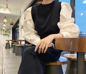 فستان كاجوال بتصميم كلاسيك