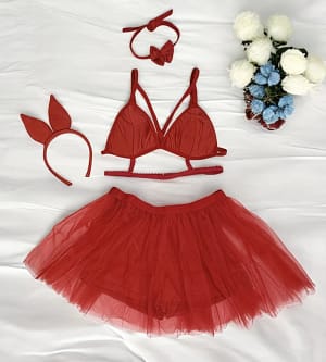 طقم "Bunny Set" – لانجري كوسبلاي جريء