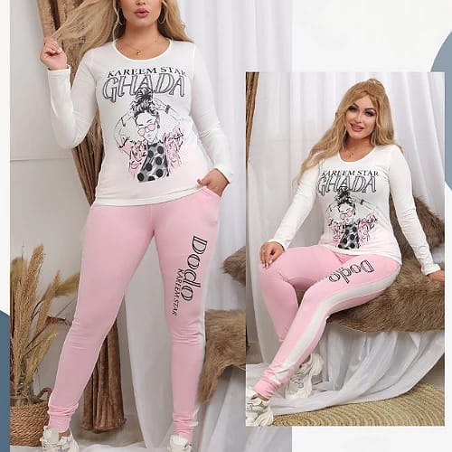 2024-12-27-676e1883e88ec طقم بيجاما نسائي من القطن - الصورة 9