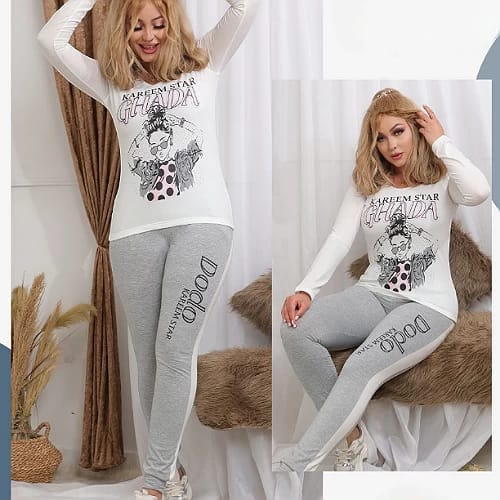 2024-12-27-676e18841d733 طقم بيجاما نسائي من القطن - الصورة 11