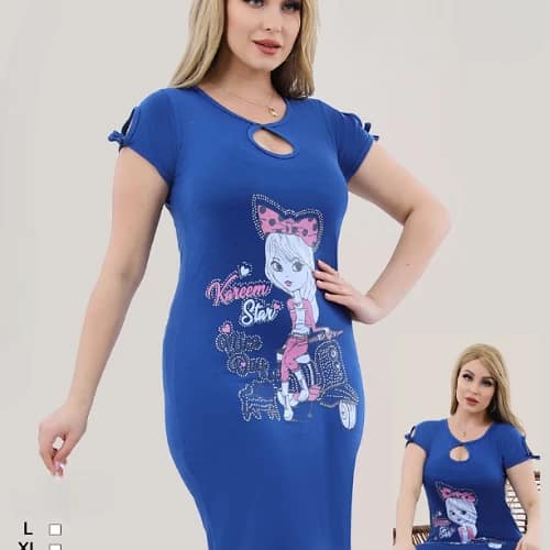 2024-12-28-676f4b87304c8-copy قميص للمنزل من القطن بطبعات كرتونيه - الصورة 3