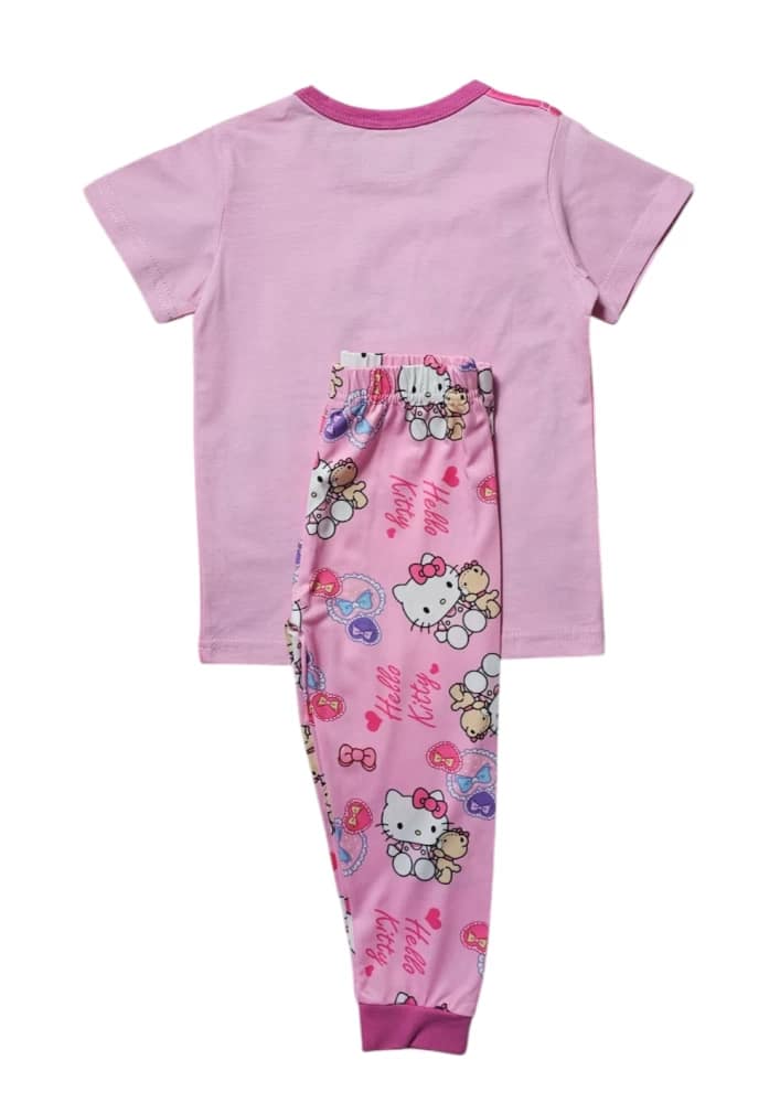 بيجامة اطفال ورديه هيللو كاتي بيجامة اطفال ورديه هيللو كاتي
