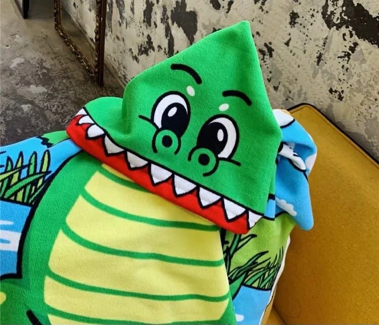 منشفه اطفال على شكل تمساح حجم كبير منشفه اطفال على شكل تمساح حجم كبير