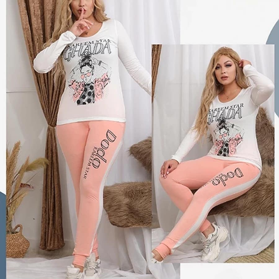 2024-12-27-676e1884088b3 طقم بيجاما نسائي من القطن - الصورة 4