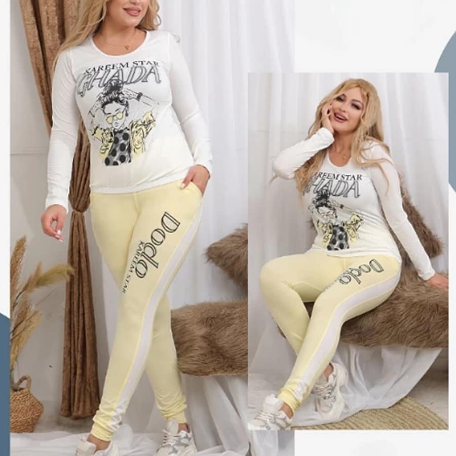 2024-12-27-676e18848299f طقم بيجاما نسائي من القطن - الصورة 3