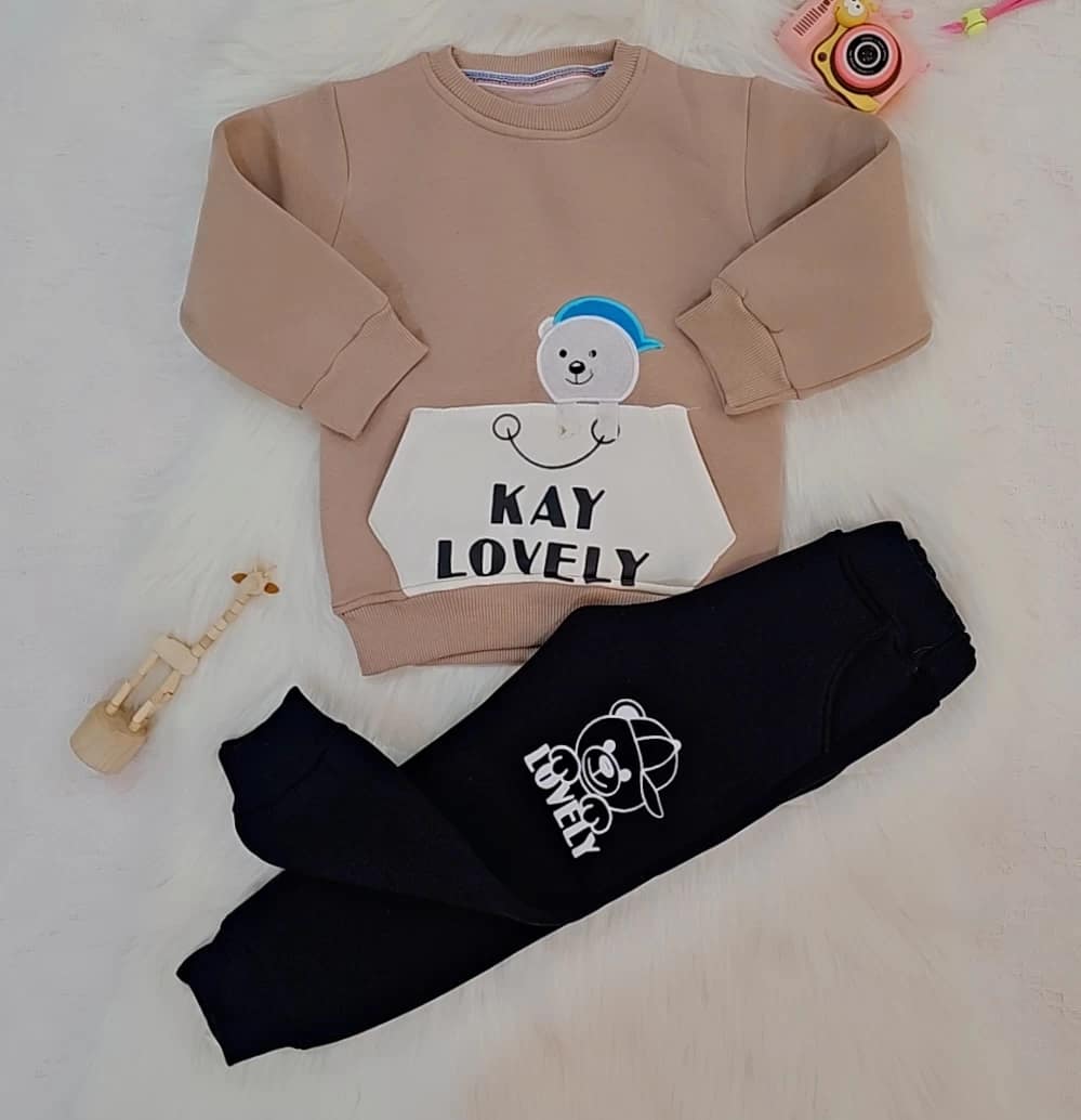 بدله رياضيه شتويه بتصميم دب بدله رياضيه شتويه بتصميم دب